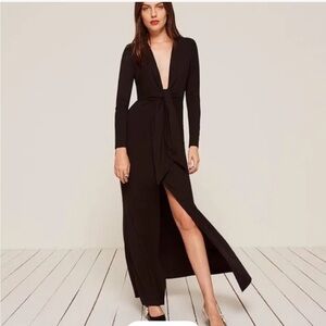 Reformation Aria black dress- new with tags